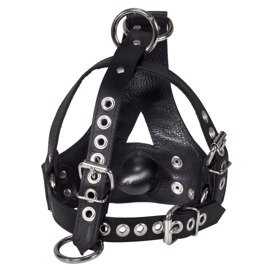 Strict Leather Bishop Head Harness with Removable Gag - UABDSM