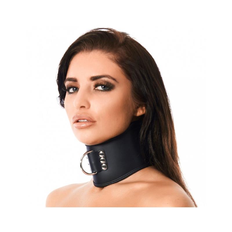 Leather Collar with a Ring - UABDSM