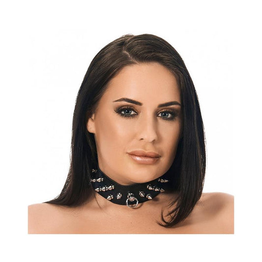 Leather Collar with Spikes - UABDSM