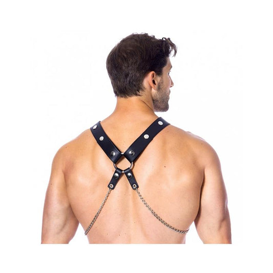 Leather Harness with Chains - UABDSM