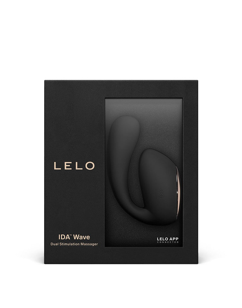 LELO - IDA Wave - Dual Stimulation Massager (with App Control) - Black - UABDSM