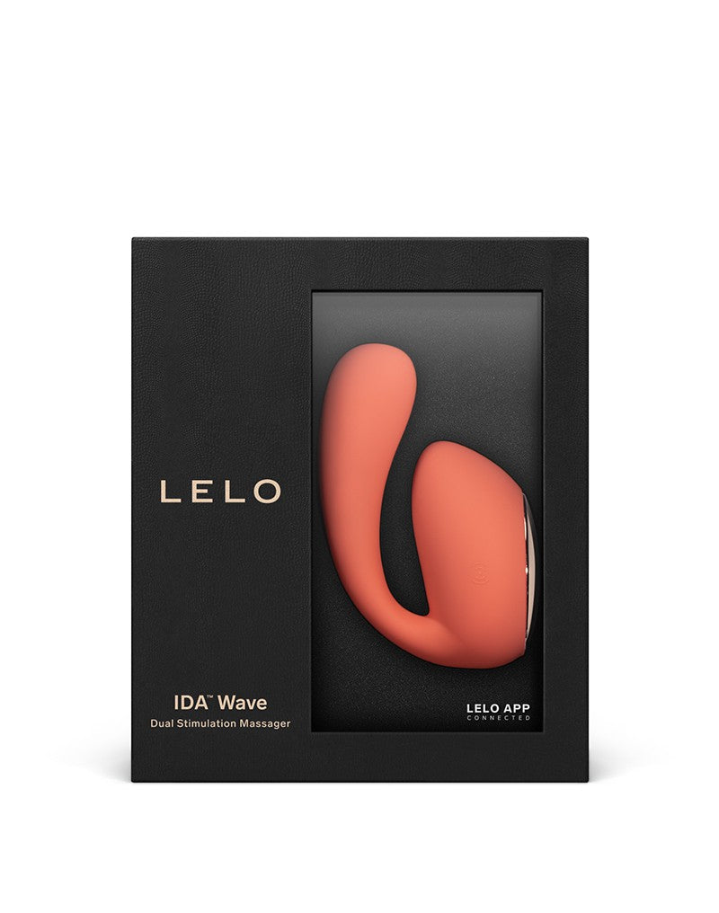 LELO - IDA Wave - Dual Stimulation Massager (with App Control) - Coral - UABDSM