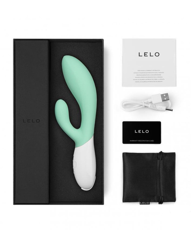 LELO - Ina 3 - Rabbit Vibrator - Seaweed - UABDSM