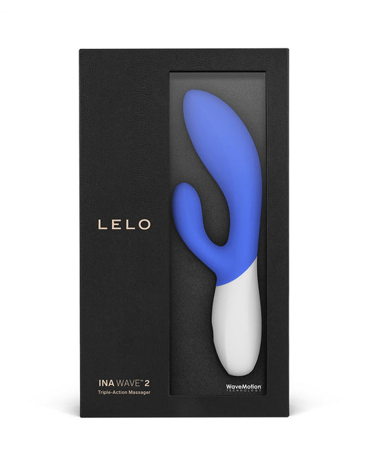 LELO - Ina Wave 2 - Rabbit Vibrator - California Sky - UABDSM