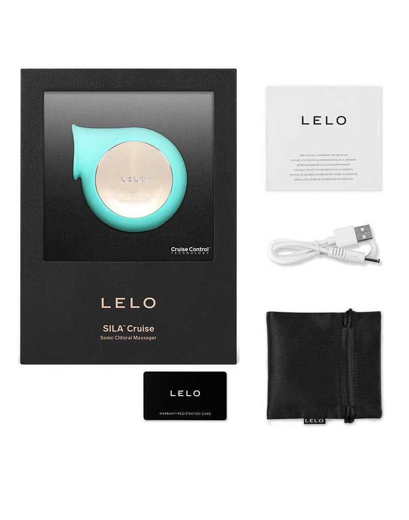 LELO - Sila Cruise - Sonic Clitoral Massager - Aqua - UABDSM