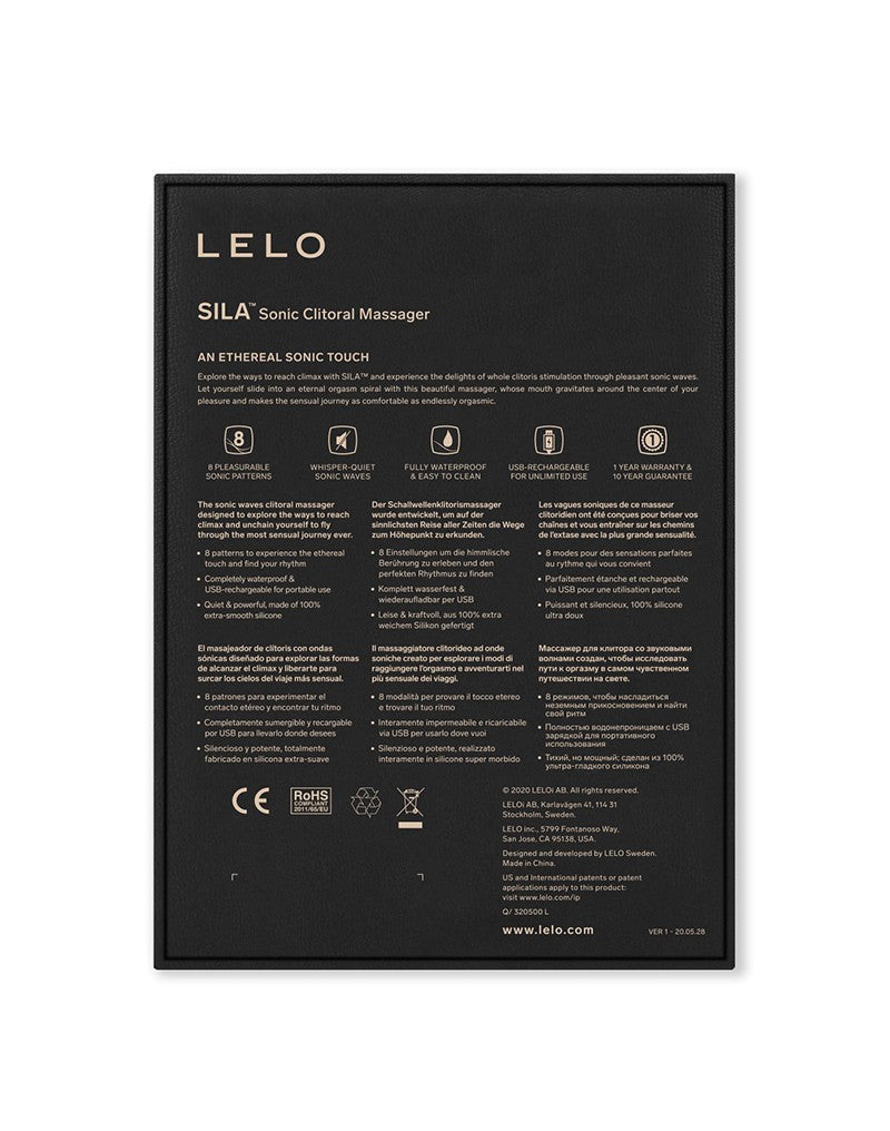 LELO - SILA - Sonic Clitoral Massager - Aqua - UABDSM
