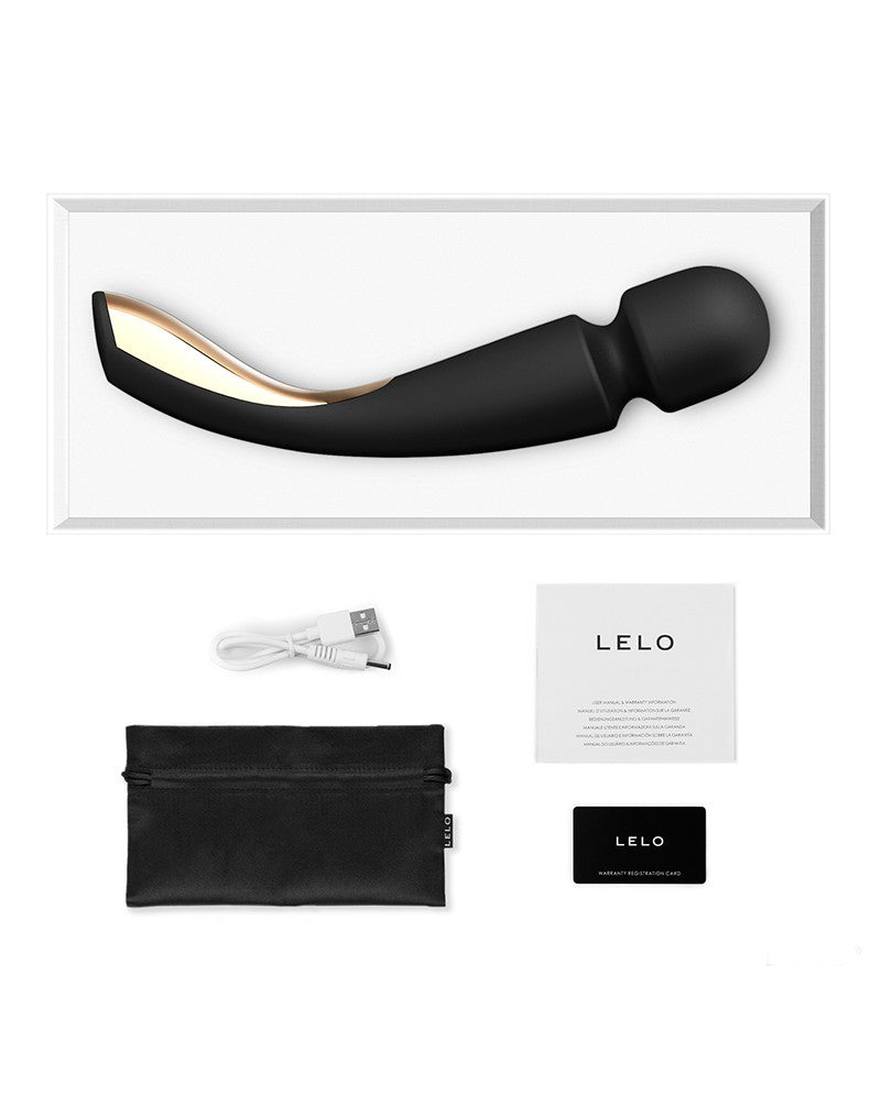 LELO - Smart Wand 2 Medium - Wand Vibrator - Black - UABDSM