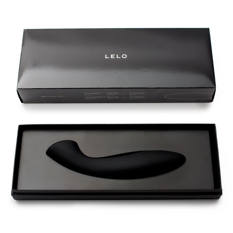 Lelo Ella Black Luxury Silicone G-Spot Dildo - UABDSM