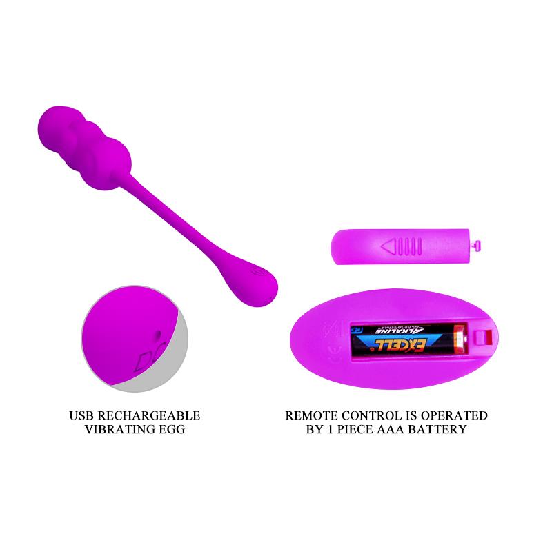 Leshy Vibrating Egg with Remote Control USB - UABDSM