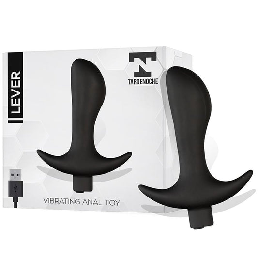 Lever Anal Plug with Vibration USB Silicone - UABDSM