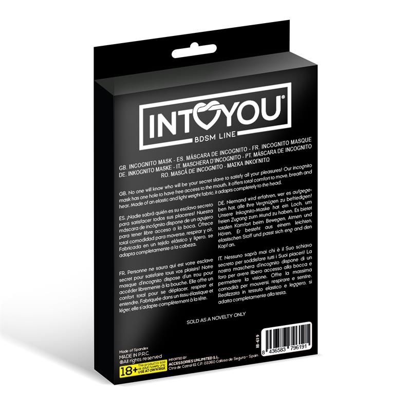 Lilith Incognito Mask with Opening in the Mouth Black Adult Sex Toys, Intimate Supplies, Sexual Wellness, Online Sex Store UABDSM Lilith Incognito Mask with Opening in the Mouth Black Adult Sex Toys, Intimate Supplies, Sexual Wellness, Online Sex Store UABDSM