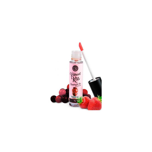 Lip Gloss Vibrant Kiss Flavor Strawberry Gum - UABDSM