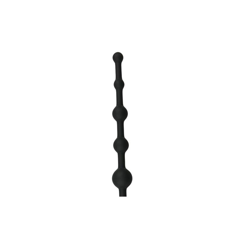 Long Anal Beads Black - UABDSM