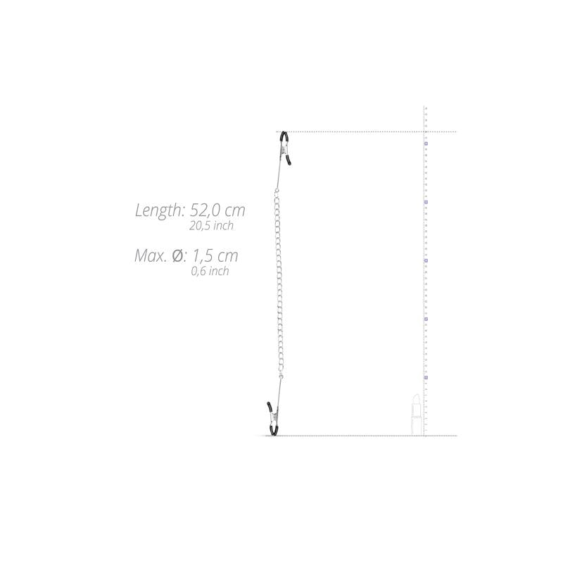 Long Nipple Clamps Withc Chain - UABDSM