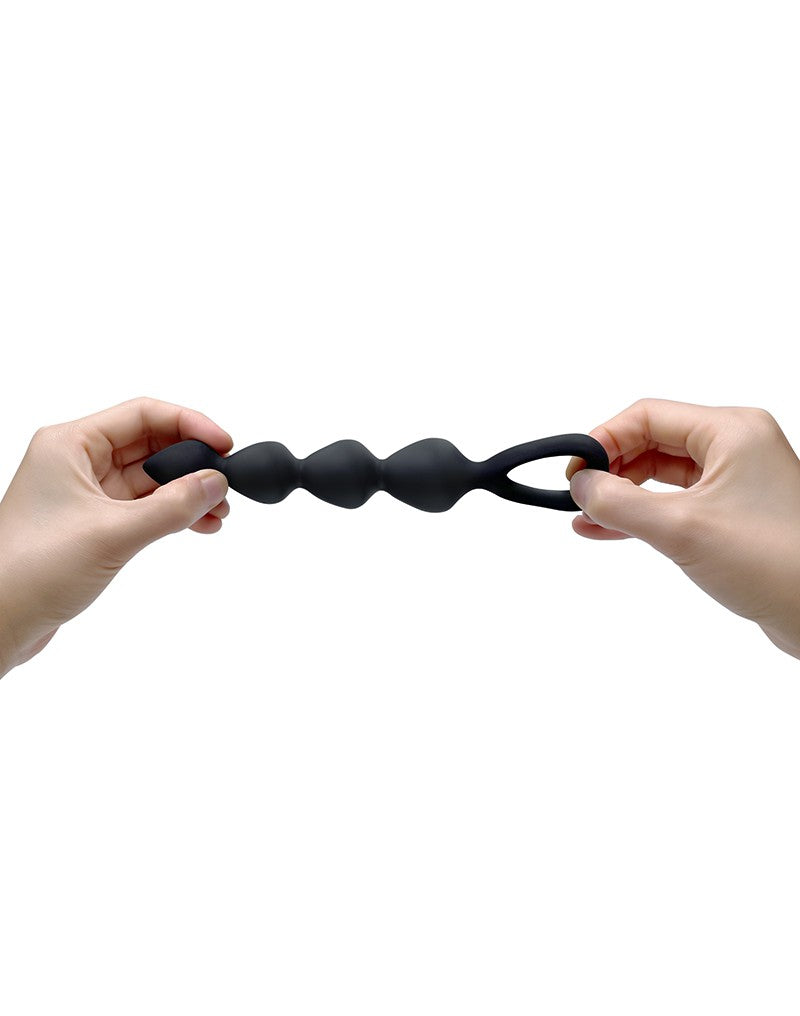 Love To Love - Bing Bang Size L - Anal Beads - Black - UABDSM