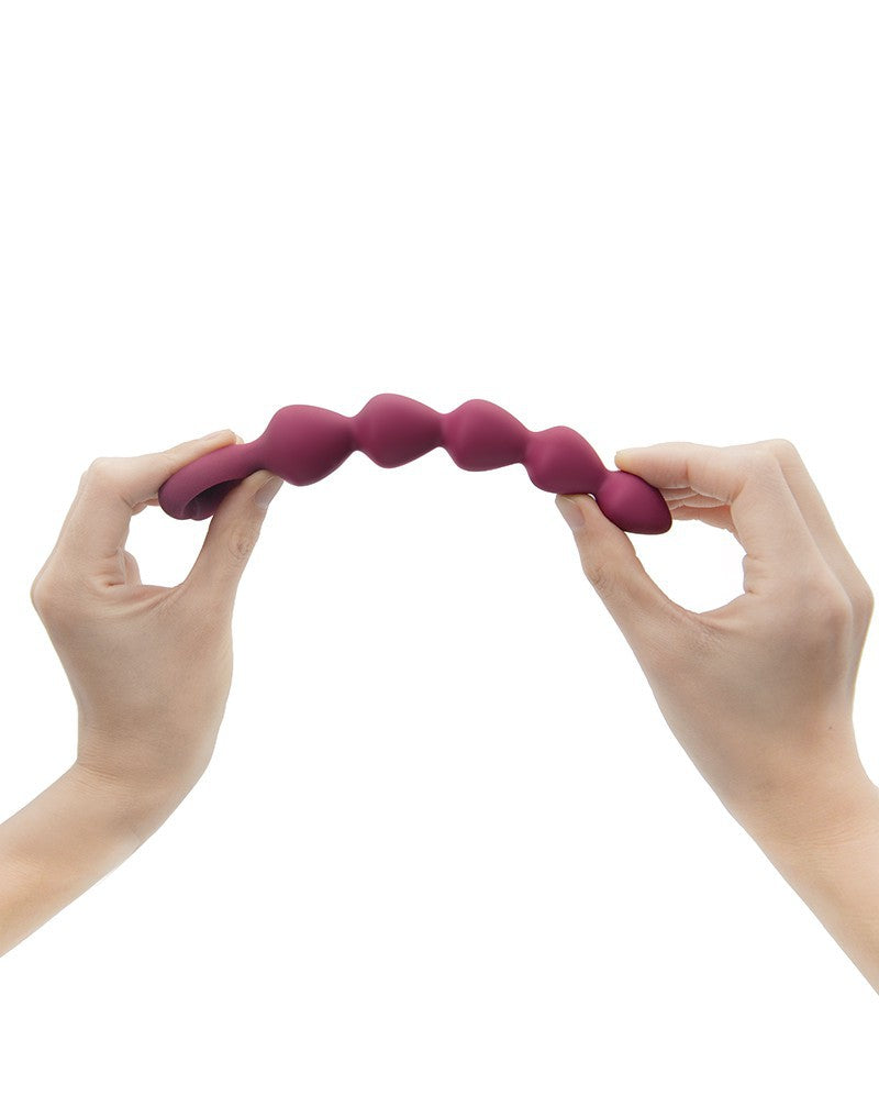 Love To Love - Bing Bang Size M - Anal Beads - Plum - UABDSM