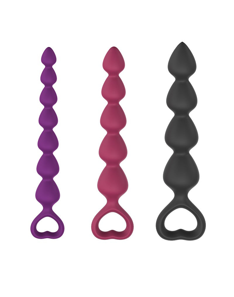 Love To Love - Bing Bang Size M - Anal Beads - Plum - UABDSM