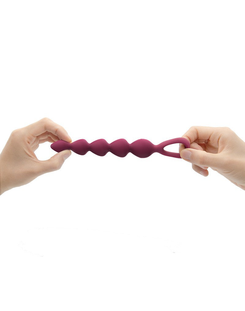 Love To Love - Bing Bang Size M - Anal Beads - Plum - UABDSM