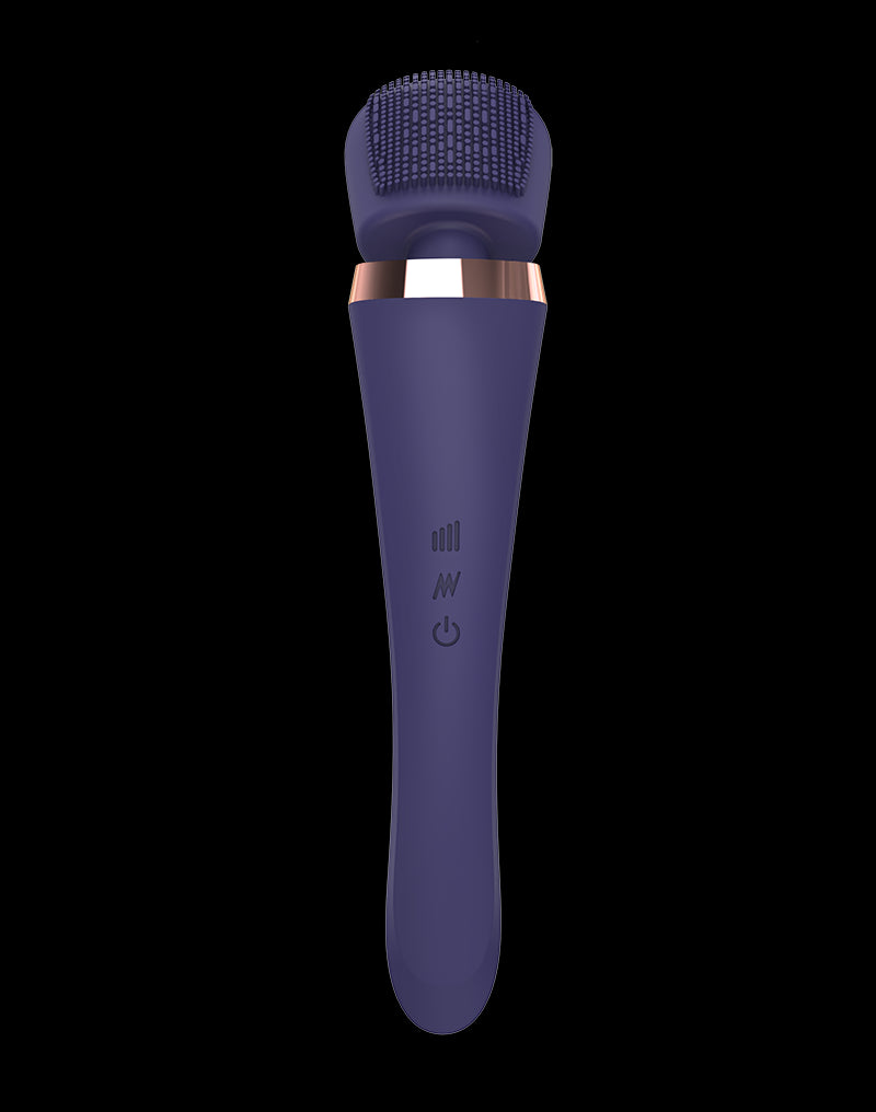 Love To Love - Brush Crush - Wand Vibrator - Indigo - UABDSM