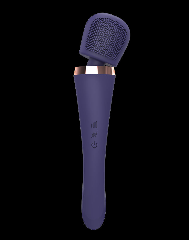 Love To Love - Brush Crush - Wand Vibrator - Indigo - UABDSM