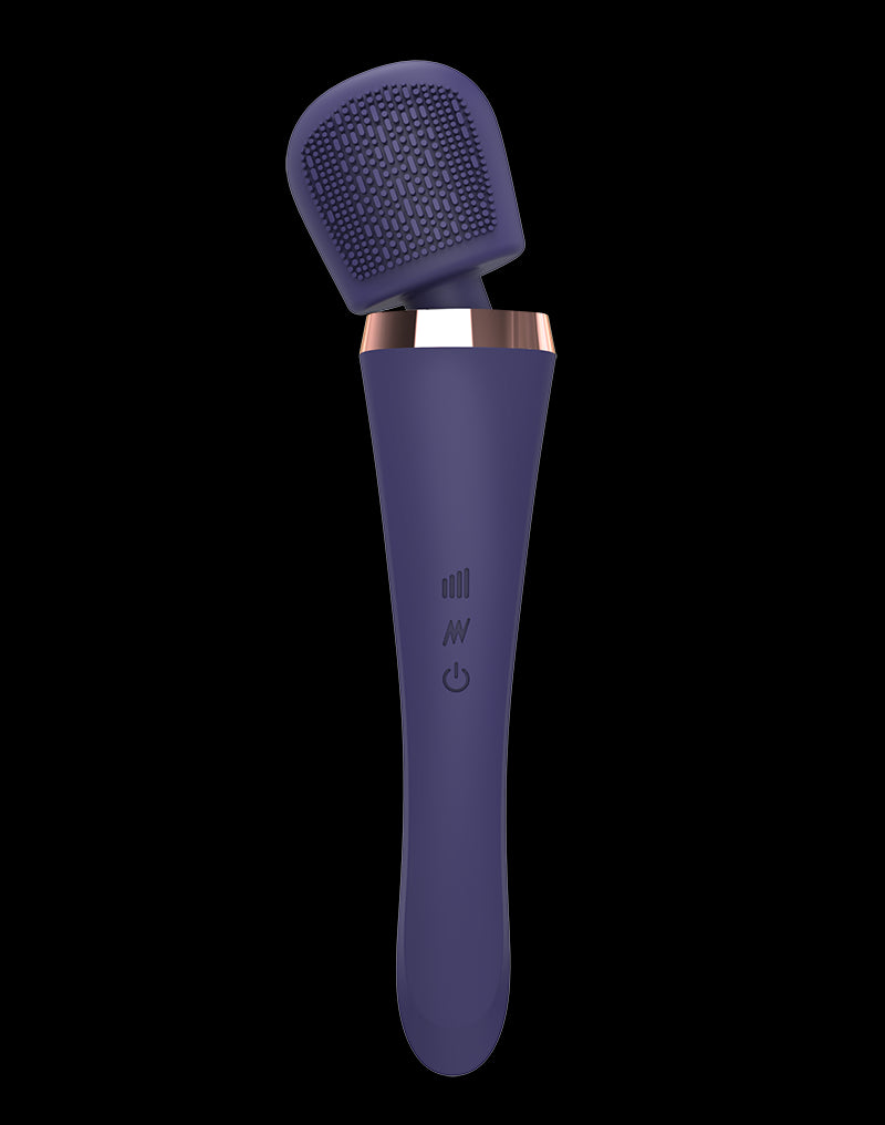 Love To Love - Brush Crush - Wand Vibrator - Indigo - UABDSM