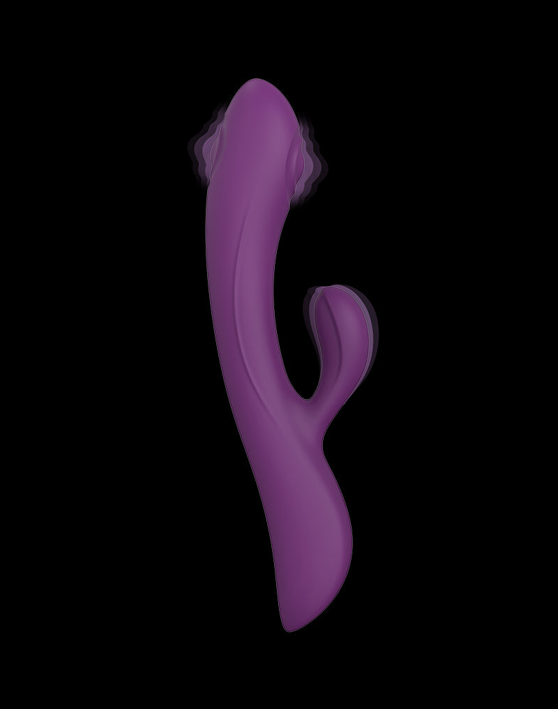 Love To Love - Bunny & Clyde - Rabbit Vibrator - Purple - UABDSM