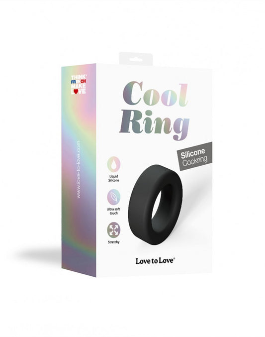 Love To Love - Cool Ring - Cock Ring - Black - UABDSM