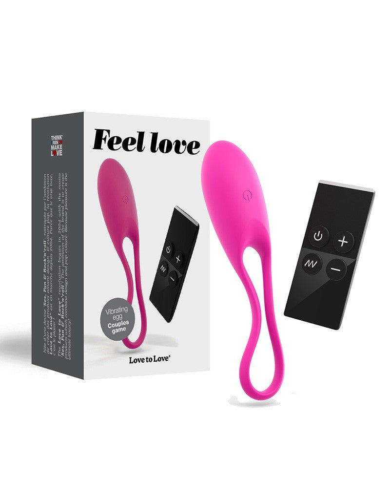 Love To Love Feel Love - Remote Control Vibrating Egg - UABDSM