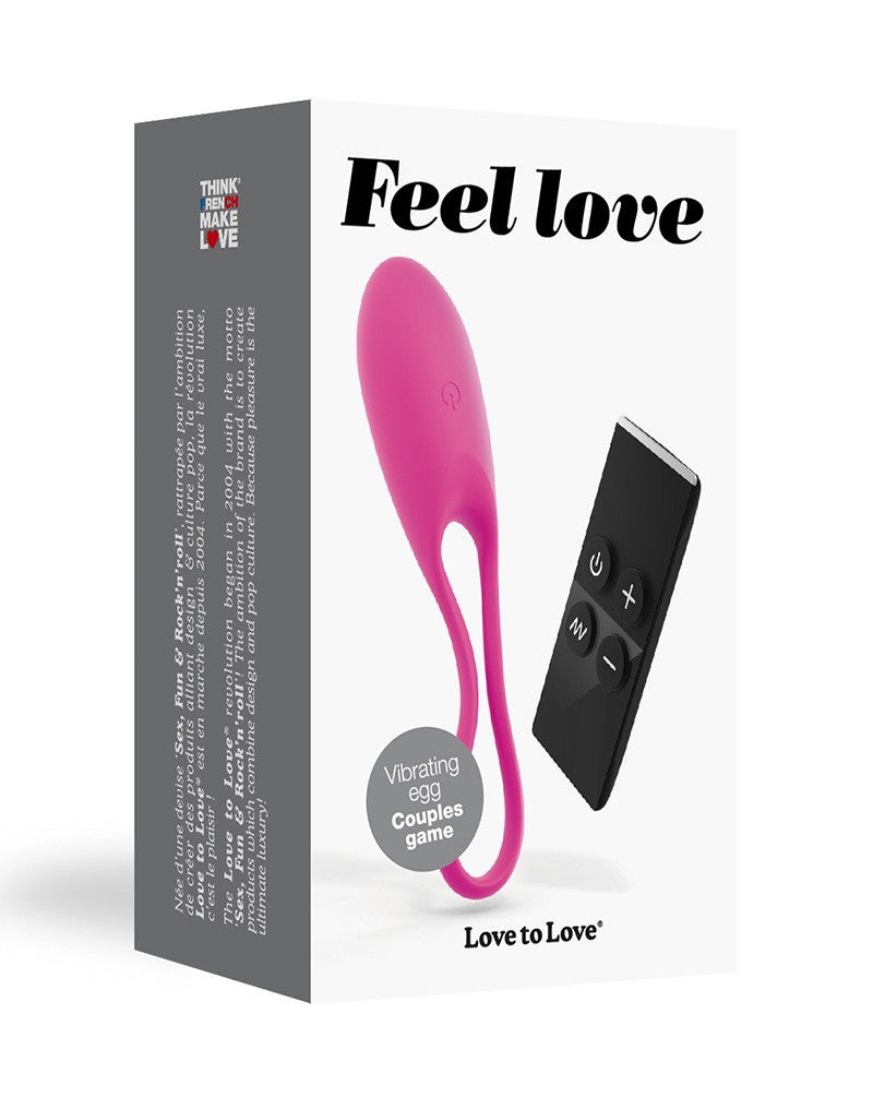 Love To Love Feel Love - Remote Control Vibrating Egg - UABDSM