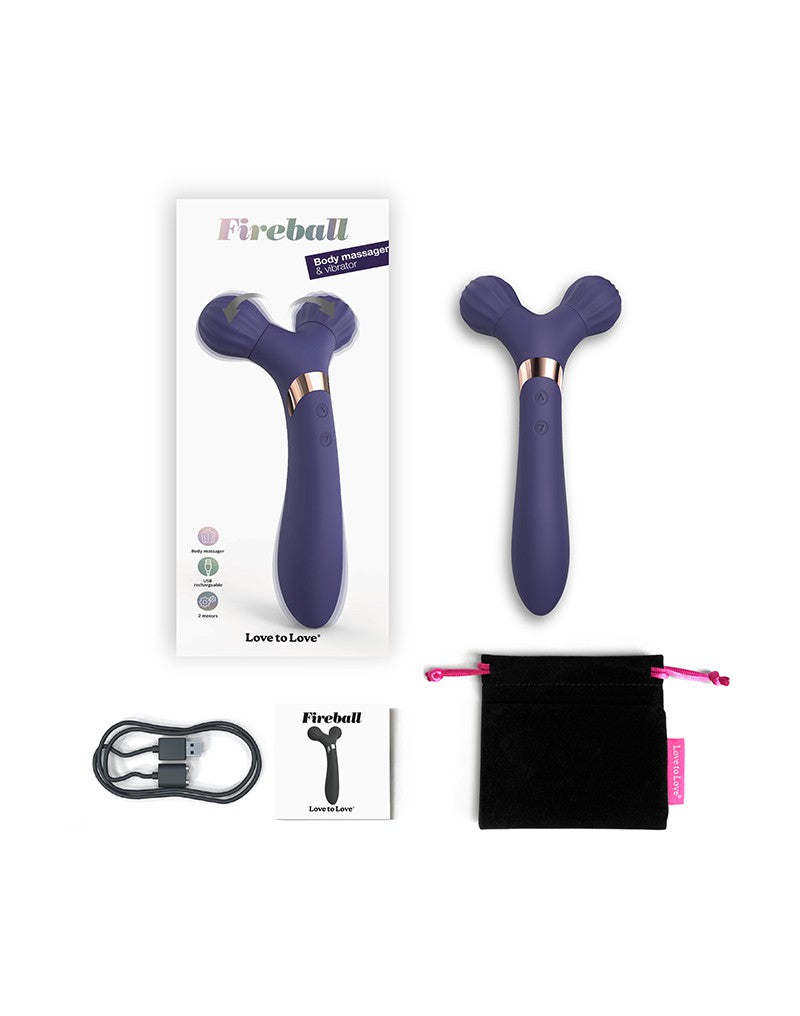 Love To Love - Fireball - Body Massager & Vibrator - Indigo - UABDSM