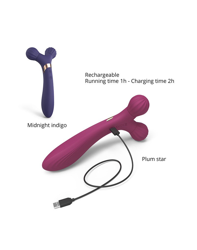 Love To Love - Fireball - Body Massager & Vibrator - Plum - UABDSM