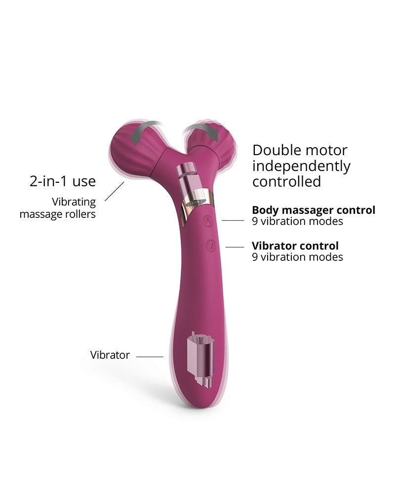 Love To Love - Fireball - Body Massager & Vibrator - Plum - UABDSM