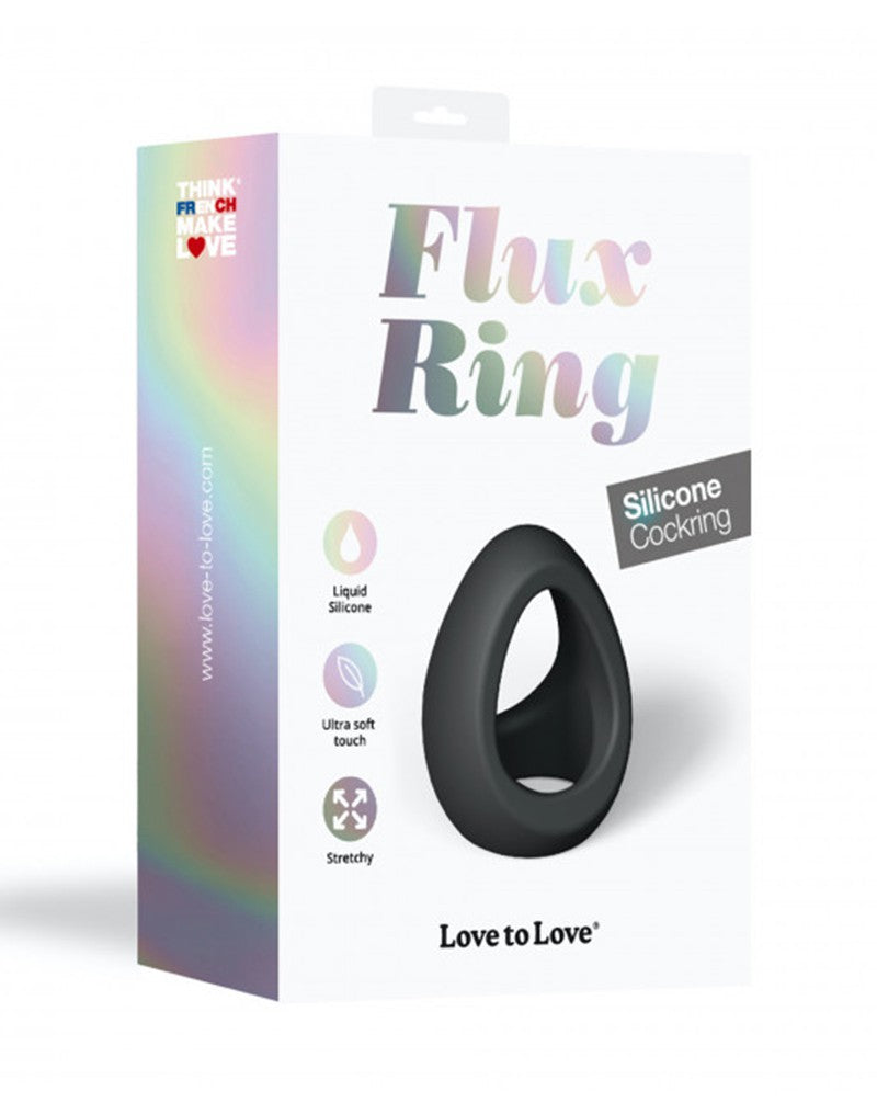 Love To Love - Flux Ring - Cockring - Black - UABDSM