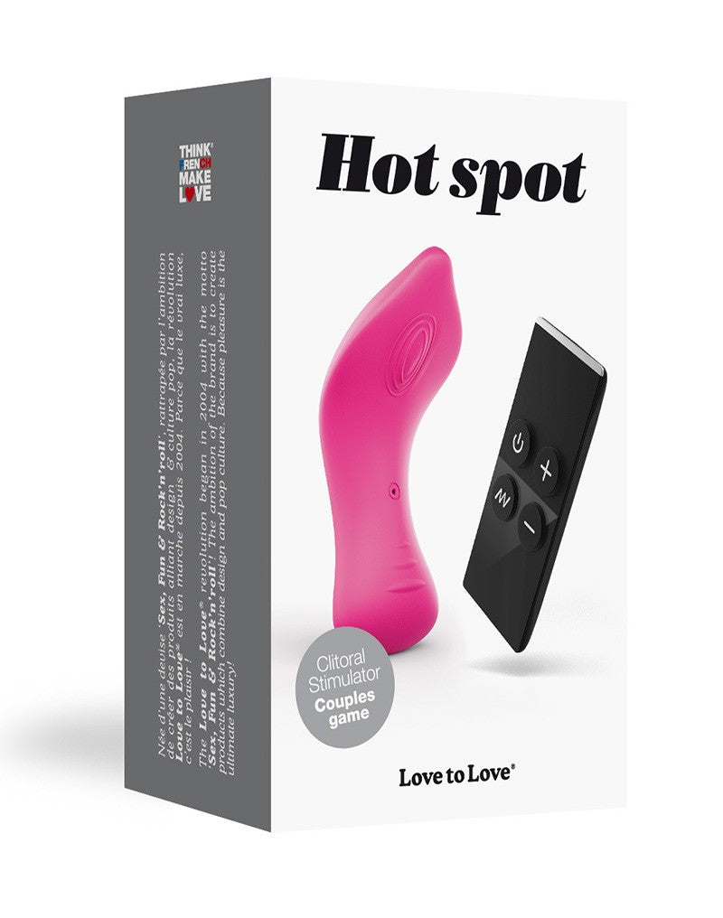 Love To Love Hot Spot - Remote Control Clitoral Stimulator - UABDSM