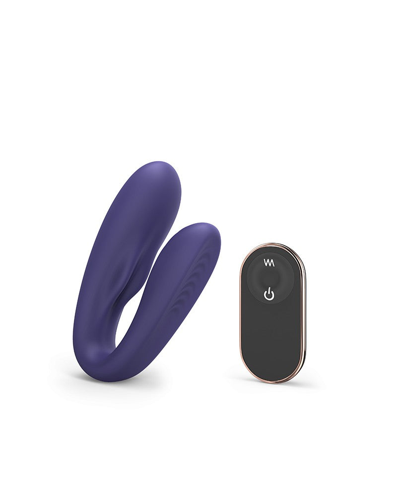 Love To Love - Match Up - Couple Vibrator With Remote Control - Indigo - UABDSM