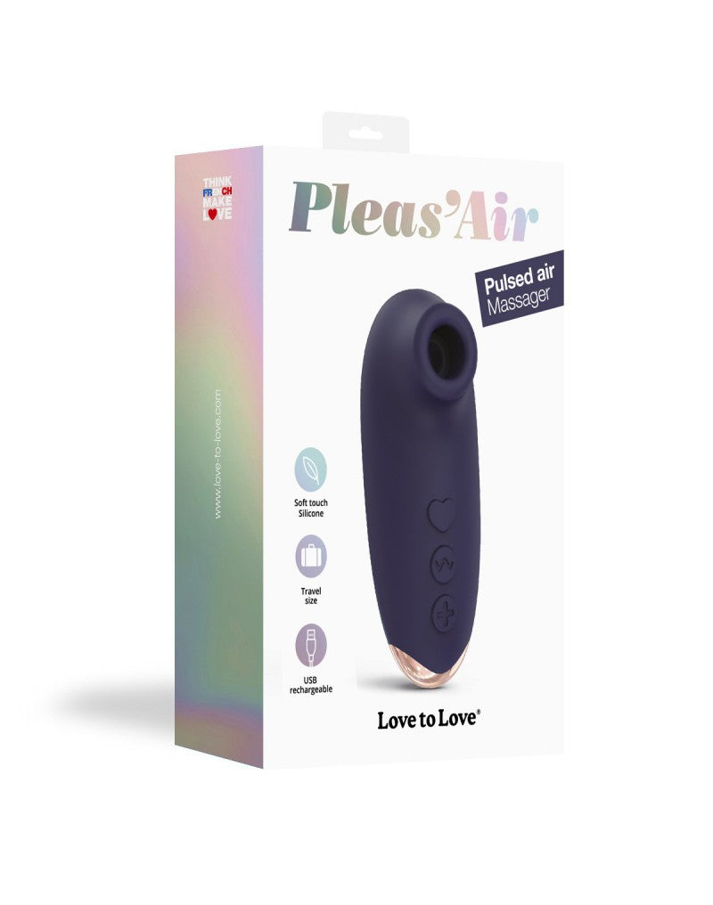 Love To Love - Pleasair - Air Pressure Stimulator - Purple - UABDSM