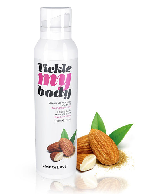 Love To Love - Tickle My Body - Massage Foam - Sugared Almond - 150 Ml - UABDSM