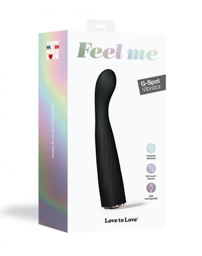 Love To Love - Vibrating Feel Me - G-Spot Vibrator - Black - UABDSM