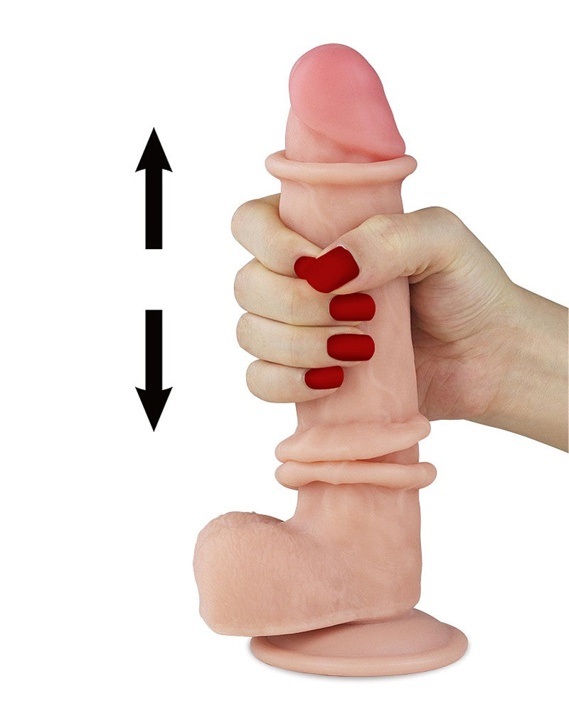 Love Toy - 8 Inch Sliding Skin Dildo - UABDSM