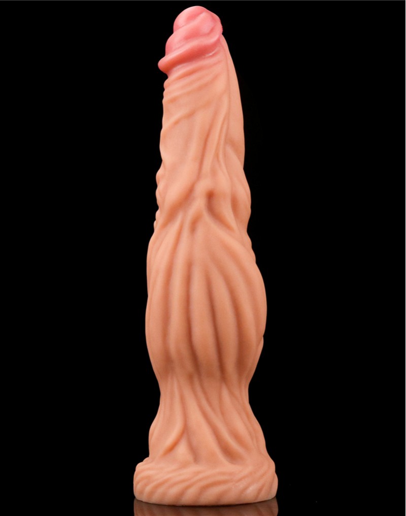 Love Toy - Dildo With Veins 24 Cm - Nude - UABDSM