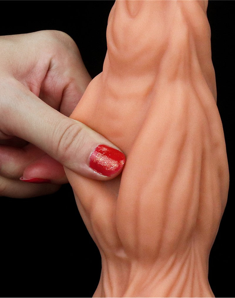 Love Toy - Dildo With Veins 24 Cm - Nude - UABDSM