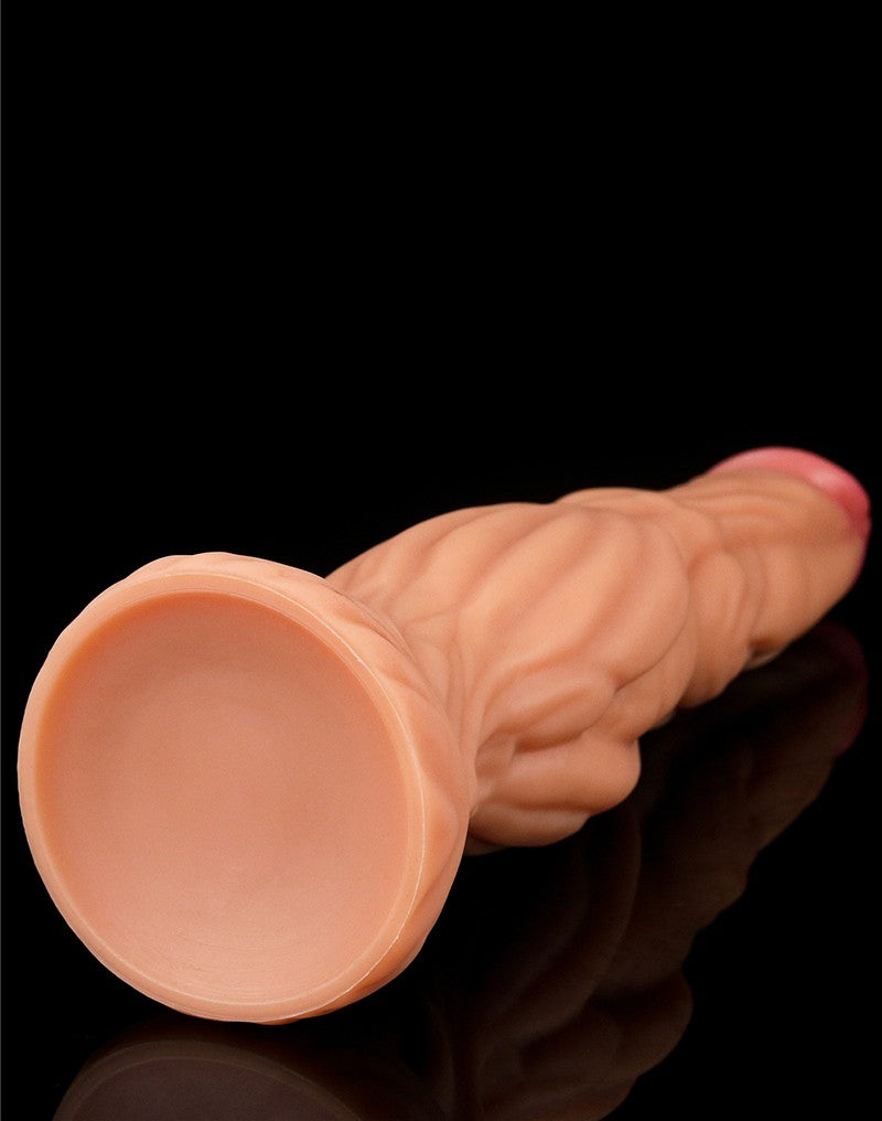 Love Toy - Dildo With Veins 24 Cm - Nude - UABDSM