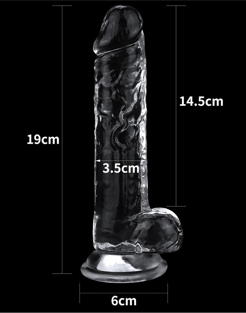 Love Toy - Flawless Clear Dildo 19 Cm - UABDSM