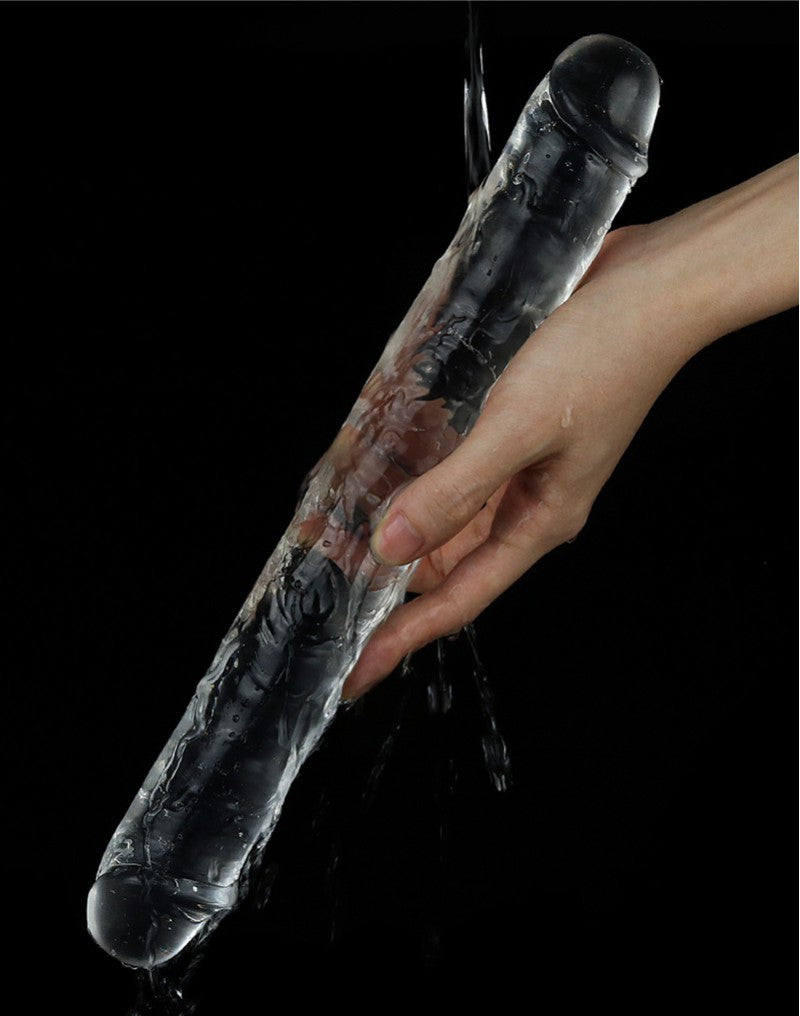 Love Toy - Flawless Clear Double Dildo 30 Cm - UABDSM