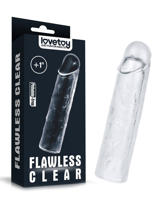 Love Toy - Flawless Clear Penis Sleeve + 2.5 Cm - UABDSM