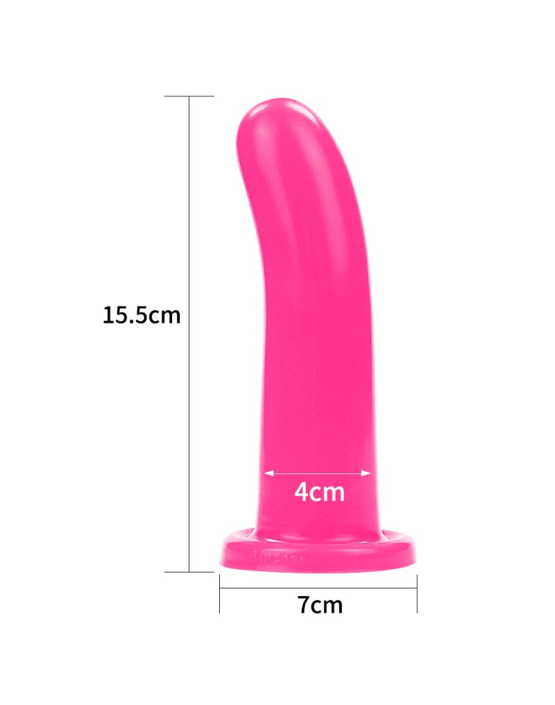 Love Toy - Holy Dong Large Dildo 15.5 Cm - Pink - UABDSM