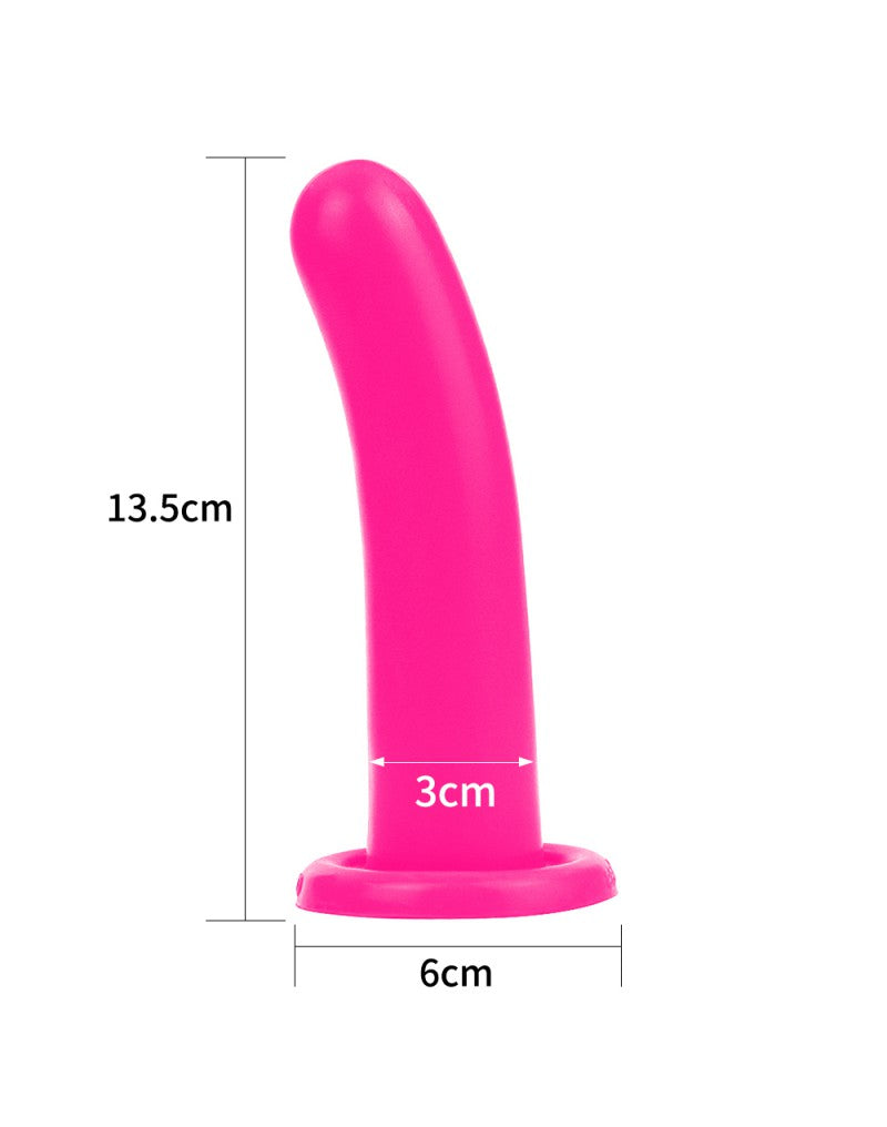 Love Toy - Holy Dong Medium Dildo 13.5 Cm - Pink - UABDSM