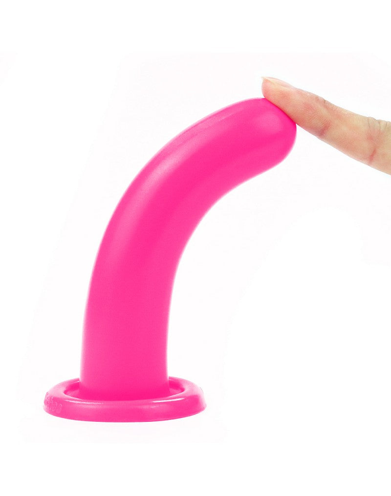 Love Toy - Holy Dong Medium Dildo 13.5 Cm - Pink - UABDSM