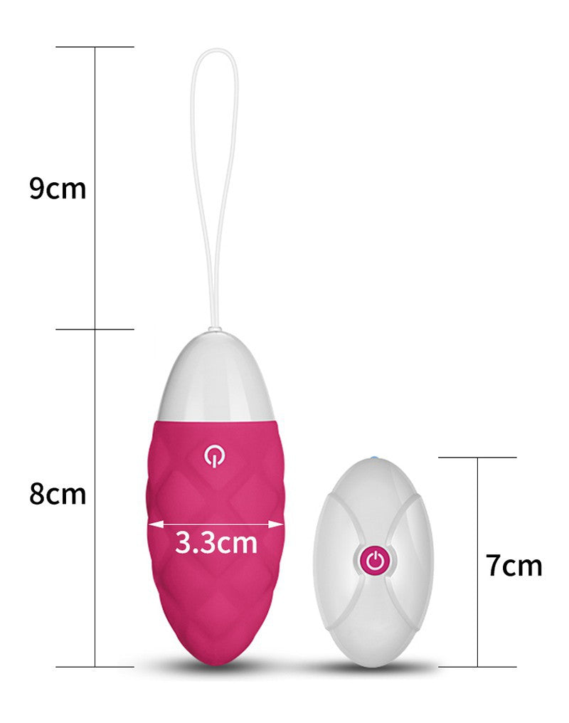 Love Toy - IJoy 1 - Egg Vibrator With Remote Control - Pink - UABDSM