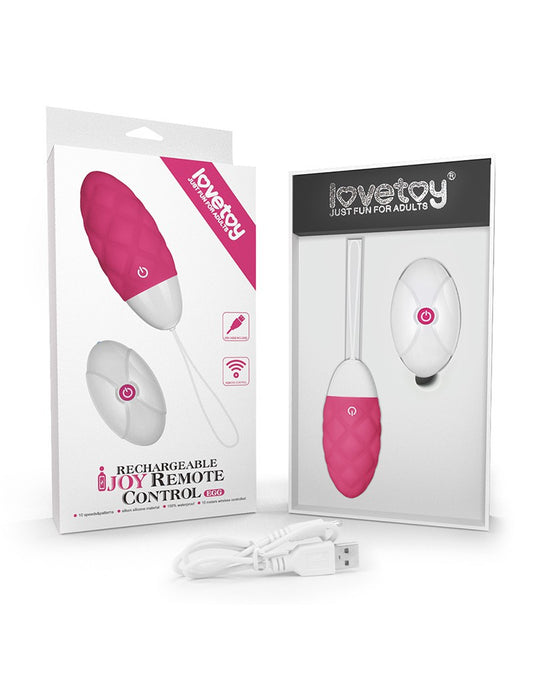 Love Toy - IJoy 1 - Egg Vibrator With Remote Control - Pink - UABDSM